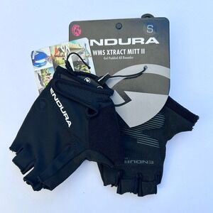 Endura Black Cycling Gloves Women's Xtract Mitt II